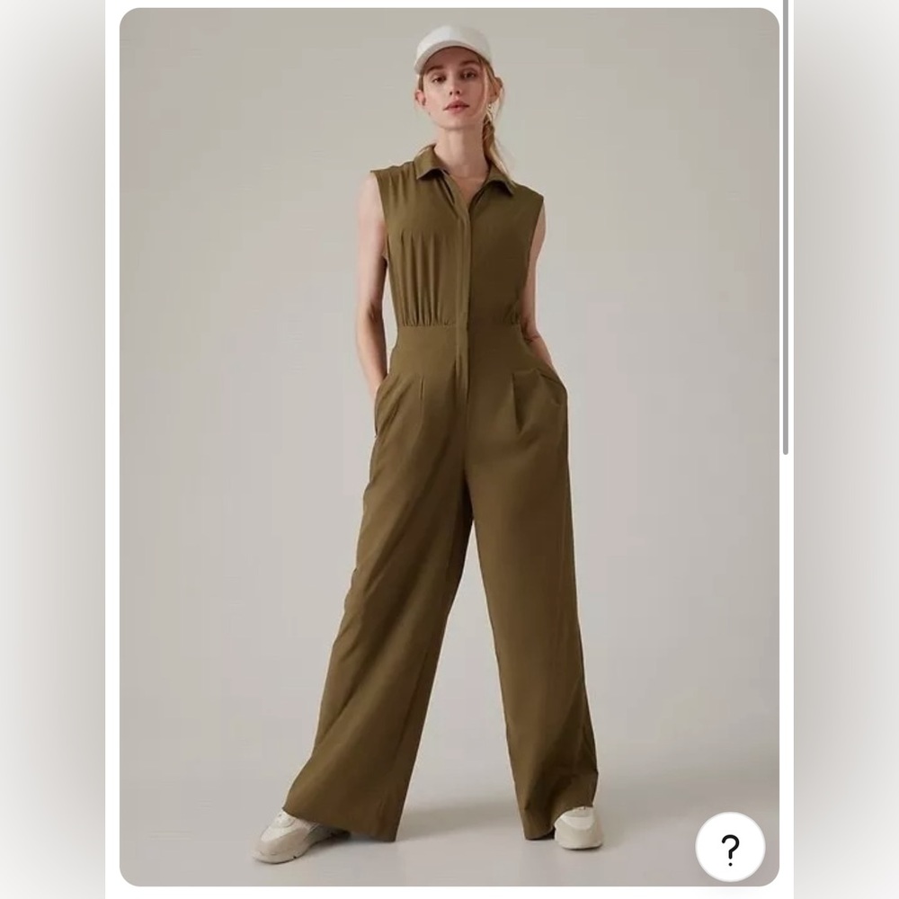 Athleta Brooklyn Heights Wide Leg Jumpsuit - 2P